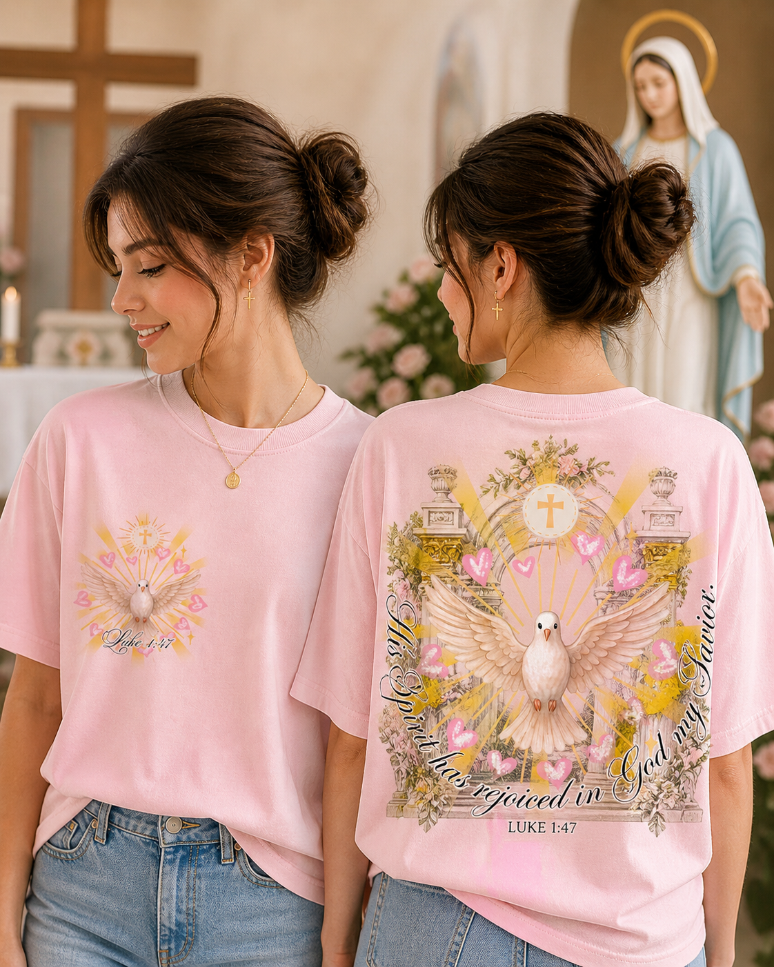 Holy Spirit Shirt (Back and front design)