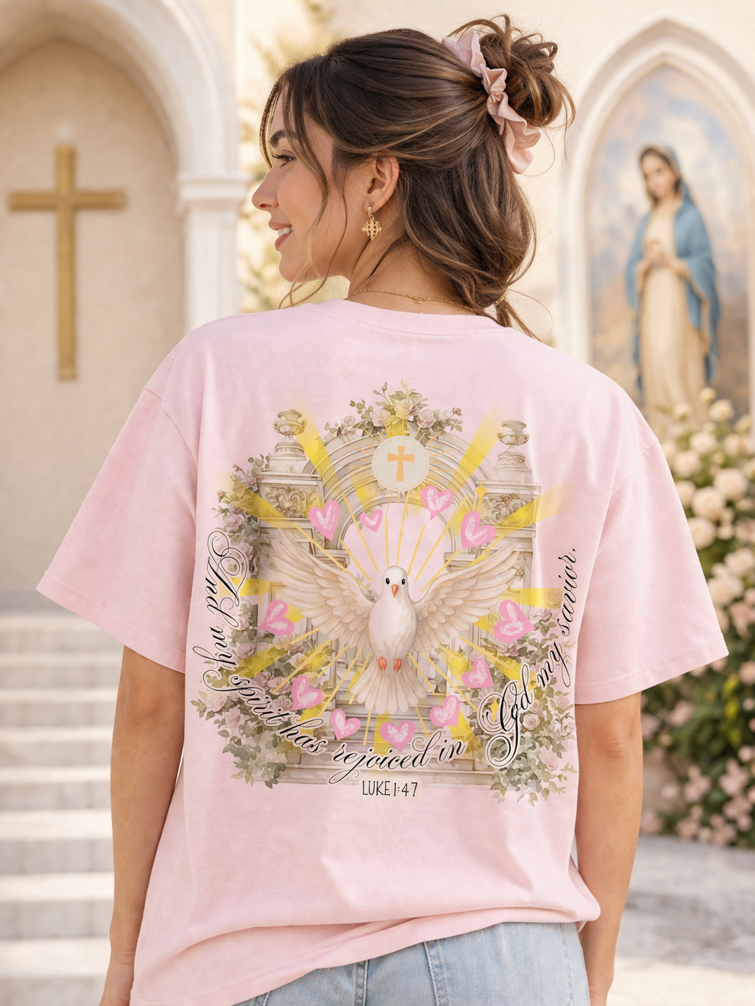 Holy Spirit Shirt (Back and front design)