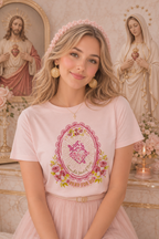 (Doble sided) Sacred Heart of Mary Tee
