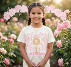 Little Adorer Floral Monstrance Kids Tee