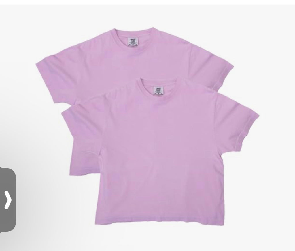 Our Lady of Fatima Pastel Lilac Graphic BoxyCut Tee