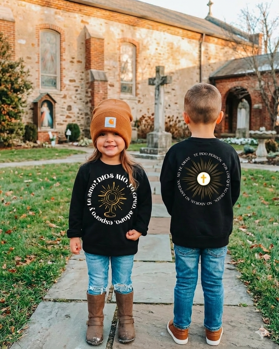 Dios mío! Crewneck for kids ..