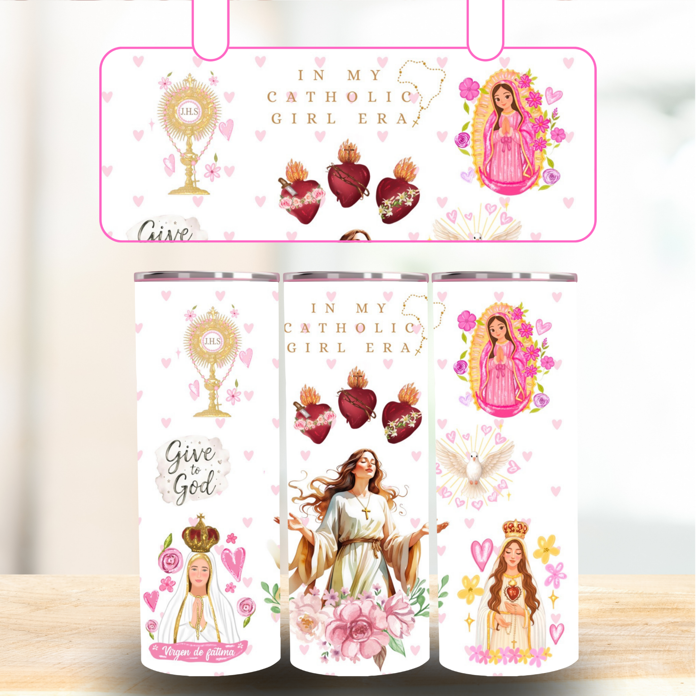 Catholic Girl Tumbler Cup