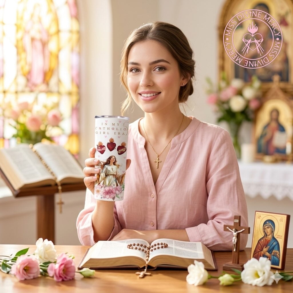 Catholic Girl Tumbler Cup