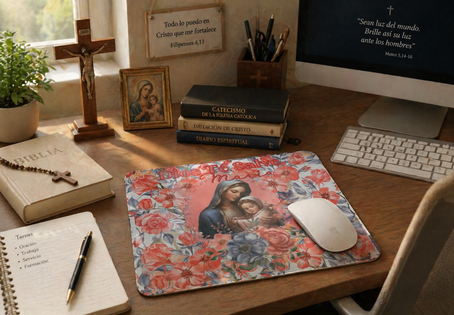 Our lady of Good Counsel Mouse Pads