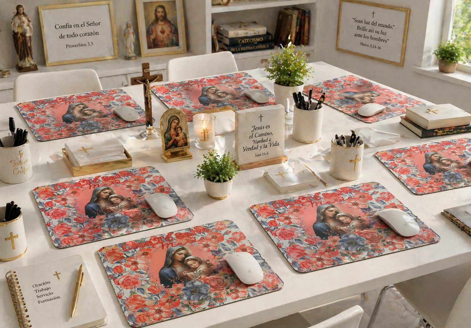 Our lady of Good Counsel Mouse Pads