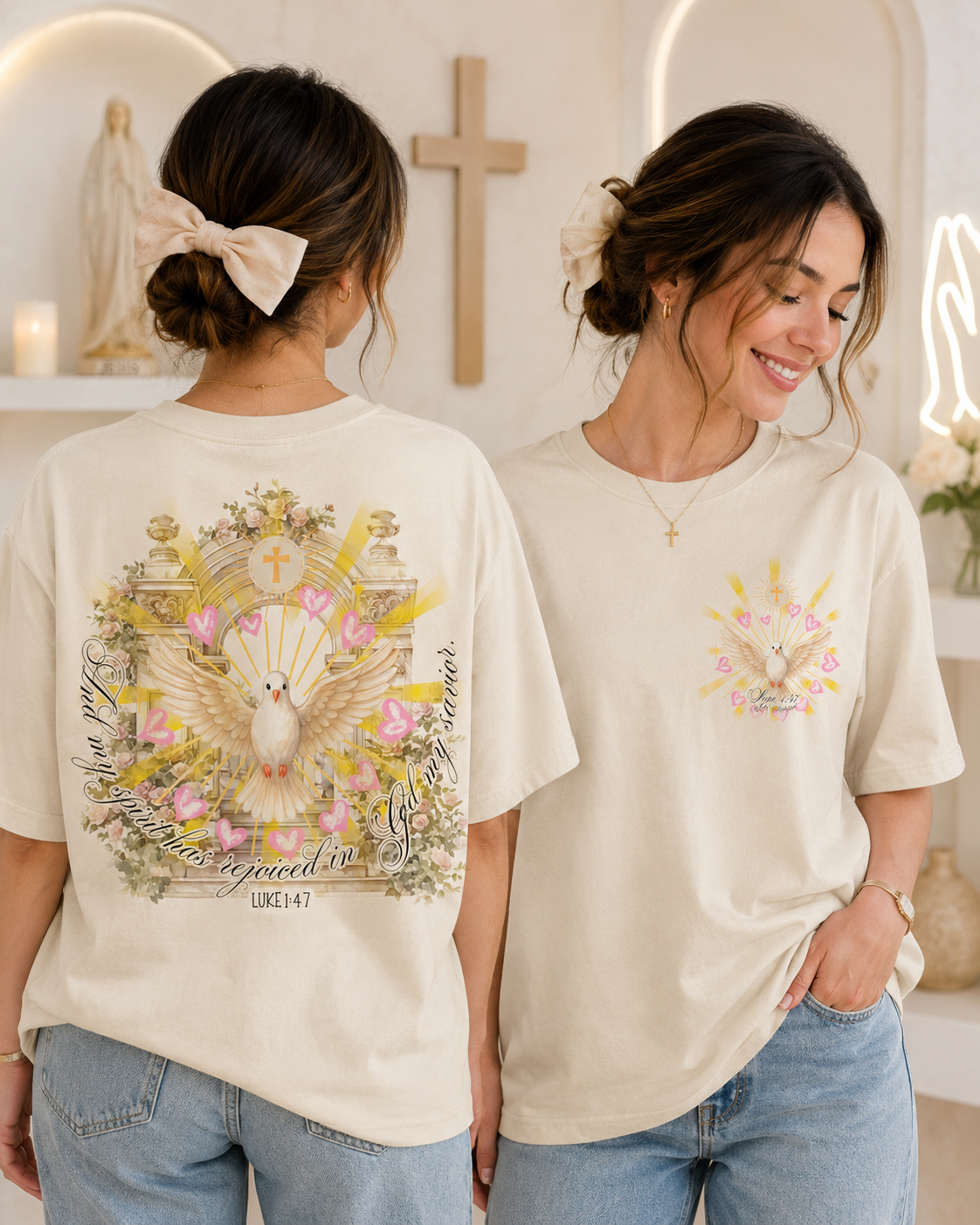 Holy Spirit Shirt (Back and front design)